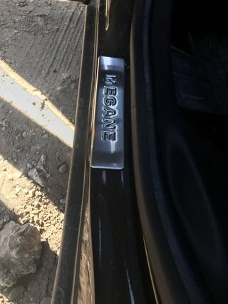 Накладки на пороги OmsaLine (4 шт, нерж) для Renault Megane III 2009-2016 рр
