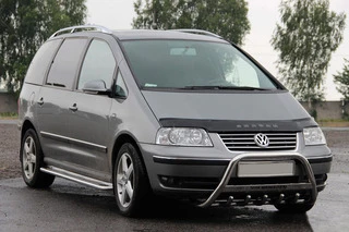 Кенгурятник WT003 (нерж) 51 мм, без напису для Volkswagen Sharan 2010- рр