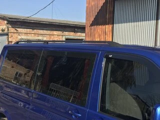 Рейлінги Чорні Коротка база, Пластикові ніжки для Volkswagen T5 Transporter 2003-2010 рр