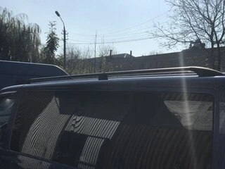 Рейлінги Чорні Коротка база, Пластикові ніжки для Volkswagen T5 Transporter 2003-2010 рр