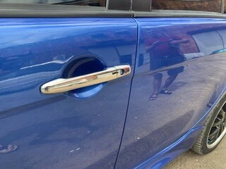 Накладки на ручки (4 шт) Без чіпа, Carmos - Турецька сталь для Mitsubishi Lancer X 2008- рр