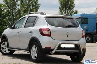 Задня дуга AK007 (нерж) для Renault Sandero 2013-2022 рр