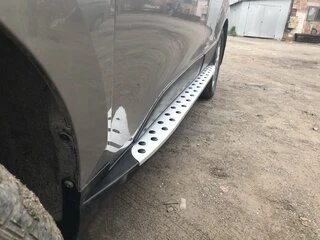 Бокові пороги Niken-BMW-Style (2 шт, пластик) для Hyundai IX-35 2010-2015 рр