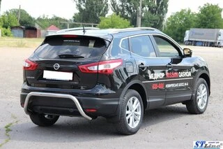 Задня дуга AK007-1 (нерж) для Nissan Qashqai 2014-2021 рр