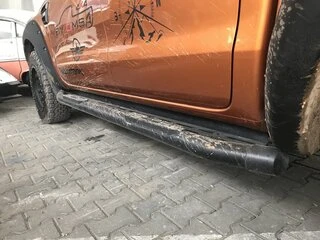 Бокові пороги Amazon Black (2 шт., чорні) для Ford Ranger 2011-2022 рр