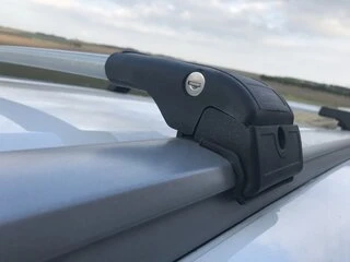 Поперечки під ключ (2 шт) Сірий для Dacia Lodgy 2012-2022 рр