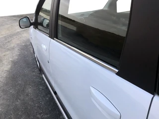 Окантовка вікон (4 шт., нерж.) Carmos - Турецька сталь для Renault Lodgy 2013-2022 рр