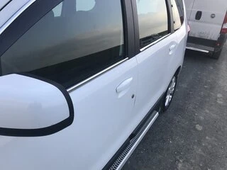 Окантовка вікон (4 шт., нерж.) Carmos - Турецька сталь для Renault Lodgy 2013-2022 рр