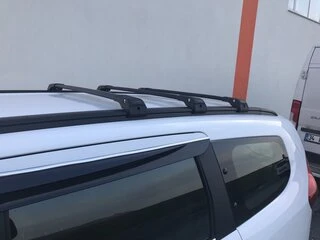 Поперечки під ключ (2 шт) Сірий для Dacia Lodgy 2012-2022 рр