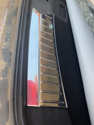 Накладка на поріг багажника 2013-2016 (2 частини, нерж) для Ford Kuga/Escape рр