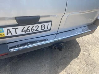 Накладки на задній бампер Carmos V1 (нерж) для Opel Vivaro 2001-2015 рр