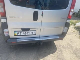 Накладки на задній бампер Carmos V1 (нерж) для Opel Vivaro 2001-2015 рр