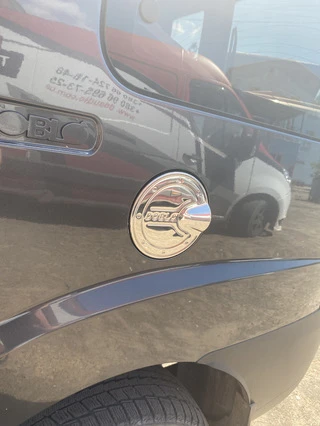 Накладка на бак (нерж.) OmsaLine - Італійська нержавійка для Fiat Doblo I 2005-2010 рр