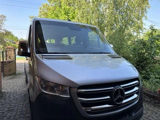 Накладки на повітрозабірник OmsaLine (2 шт., нерж) для Mercedes Sprinter W907/W910 2018- рр