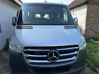 Накладки на повітрозабірник OmsaLine (2 шт., нерж) для Mercedes Sprinter W907/W910 2018- рр