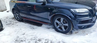 Бокові пороги Maya Red (2 шт., алюміній) для Ауди Q7 2005-2015 рр