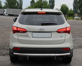 Задня дуга AK002 (нерж.) для Hyundai Santa Fe 3 2012-2018 рр