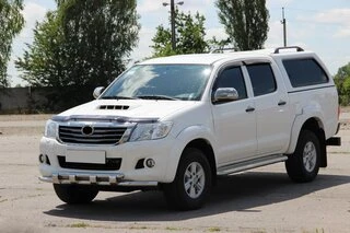 Передній захист ST015 (нерж.) для Toyota Hilux 2006-2015 рр