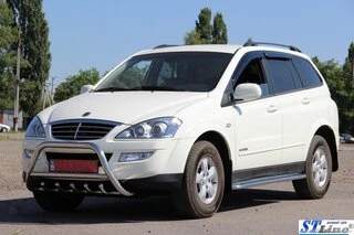 Кенгурятник WT003 (нерж) для SsangYong Kyron 2005-2014 рр