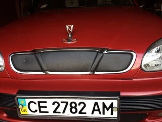 Зимова накладка на решітку (верхня) Матова для Daewoo Lanos