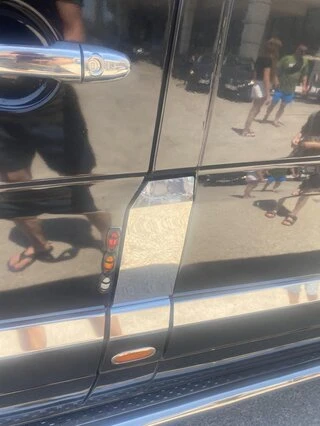 Накладка на бак (нерж) Carmos - Турецька сталь для Mercedes Sprinter W906 2006-2018 рр