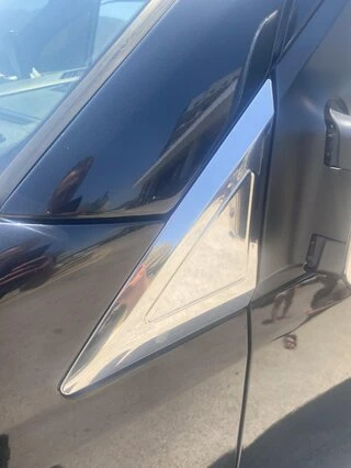 Накладка біля дзеркал (2 шт., нерж) Carmos - Турецька сталь для Mercedes Sprinter W906 2006-2018 рр