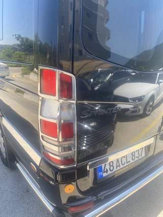 Накладки на стопи (2 шт, нерж.) для Mercedes Sprinter W906 2006-2018 рр