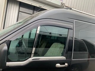 Зовнішня окантовка вікон (2 шт., нерж.) OmsaLine - Італійська нержавійка для Ford Connect 2010-2013 рр