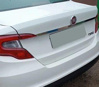 Хром планка над номером (нерж) HB (хром) для Fiat Tipo 2016- рр
