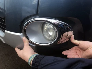 Окантовка протитуманок 2008-2014 (2 шт, пласт) для Peugeot Partner Tepee рр