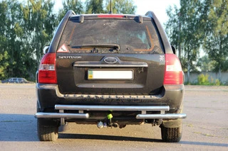 Задня дуга AK007 (нерж.) для Kia Sportage 2004-2010 рр