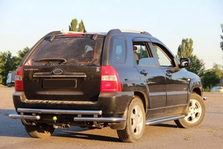 Задня дуга AK007 (нерж.) для Kia Sportage 2004-2010 рр