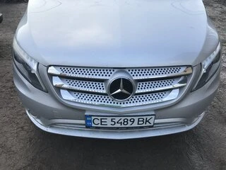Накладки на решітку 2014-2020 (5 шт, нерж) Carmos - Турецька сталь для Mercedes Vito / V-class W447 2014- рр