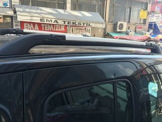 Оригінальні рейлінги (з поперечками) (коротка база) Сірі-2025чорні для Renault Kangoo 2008-2020 рр