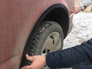 Накладки на арки (6 шт, чорні) Чорна нержавейка для Volkswagen T5 Transporter 2003-2010 рр