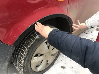 Накладки на арки (6 шт, чорні) Чорна нержавейка для Volkswagen T5 Transporter 2003-2010 рр