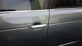 Окантовка стекол (6 шт, нерж) для Range Rover III L322 2002-2012 рр