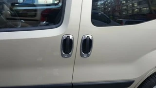 Накладка навколо ручок (4 шт, нерж) Carmos - Турецька сталь для Opel Combo 2012-2018 рр