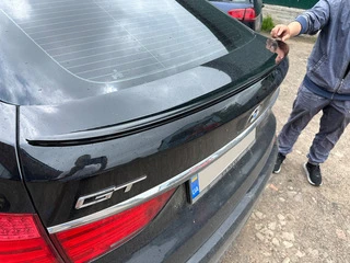 Спойлер LIP F07 (Sunplex, чорний) для BMW 5 серія F-10/11/07 2010-2016 рр