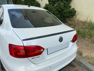 Спойлер LIP (Sunplex, чорний) (115,8см * 6,3см) для Volkswagen Jetta 2011-2018 рр