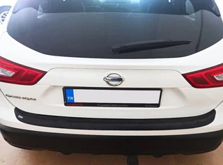 Накладка на задній бампер Esa (2017-2021, ABS) для Nissan Qashqai рр