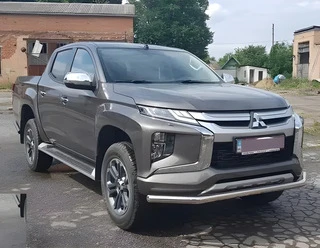 Передній захист ST008 (нерж) для Mitsubishi L200 2015-2024 рр