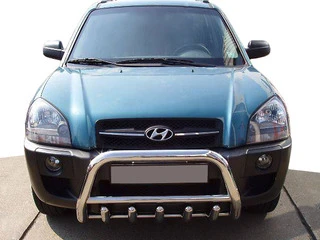 Кенгурятник WT003 (нерж.) 60 мм для Hyundai Tucson JM 2004- рр