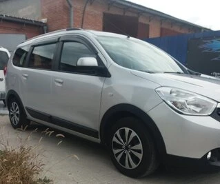 Накладки на арки (4 шт, чорні) для Dacia Lodgy 2012-2022 рр