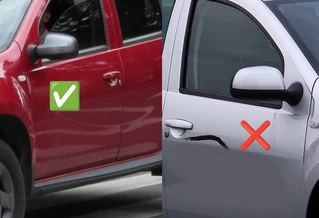 Накладки на дзеркала (2 шт) V-2 Carmos - хромований пластик для Dacia Duster 2008-2018 рр