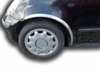 Накладки на арки (4 шт, нерж) для Mercedes A-сlass W168 1997-2004 рр