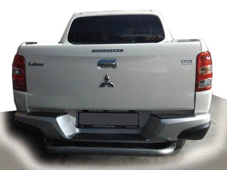 Задній захист AK007 (нерж) для Mitsubishi L200 2015-2024 рр
