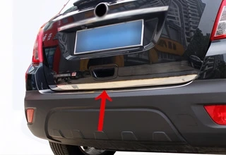 Кромка багажника (нерж.) Carmos - Турецька сталь для Opel Mokka 2012-2021 рр