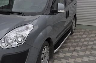 Бокові пороги Fullmond (2 шт., алюміній) Стандартна база для Fiat Doblo II 2010-2022 рр