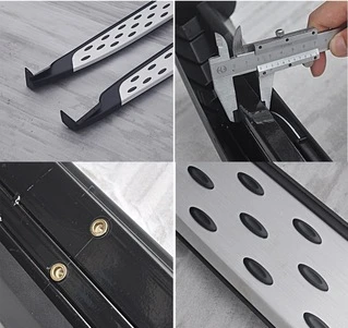 Бокові пороги OEM-V2 (2 шт., алюміній) для Ford Kuga/Escape 2013-2019 рр